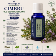 CIMBRU- Ulei esential 100% pur - THYME OIL (Thymus vulgaris) -15ml