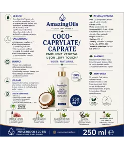 Coco-Caprylate/Caprate, sticla cu pompita-250ml