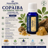 COPAIBA-Ulei esential 100% pur-COPAIBA oil (Copaifera officinalis)-15ml