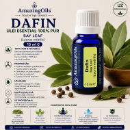 DAFIN- ulei esential 100%pur-BAY LEAF(Laurus nobilis)-15ml