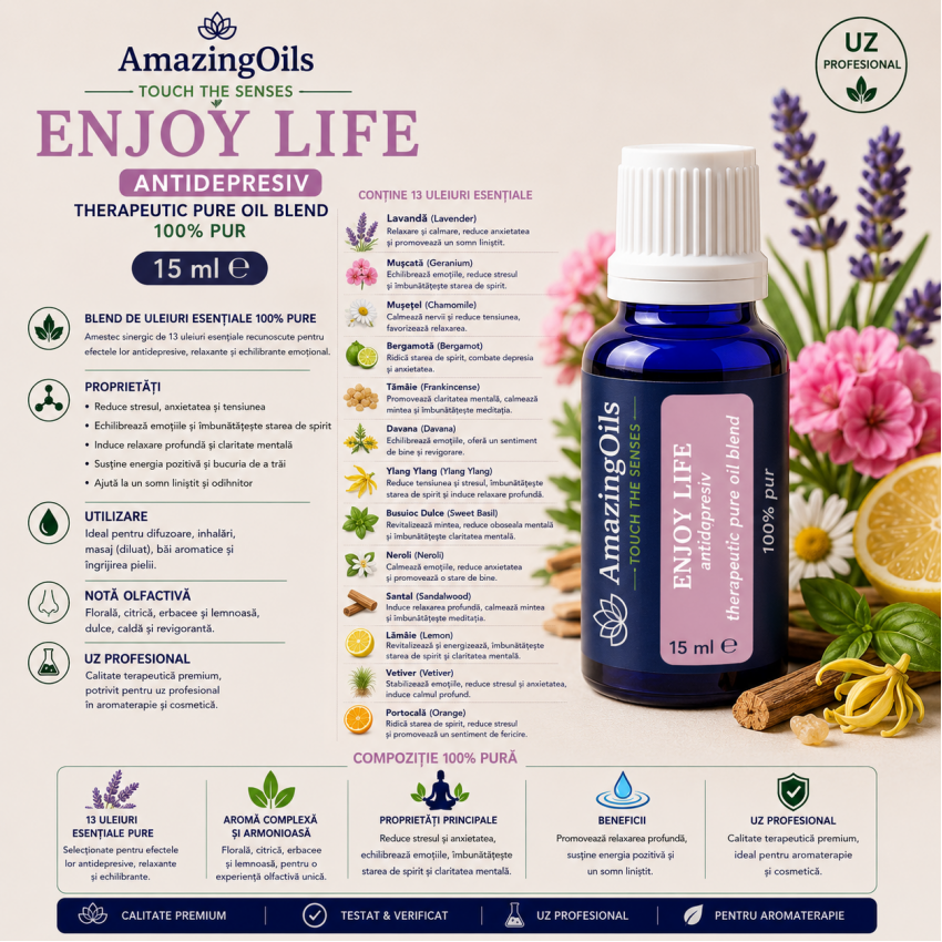 ENJOY LIFE- pure oil blend 100% pur-15ml