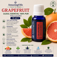 GRAPEFRUIT-Uleiul esențial 100%pur-(Citrus paradisi)-15ml