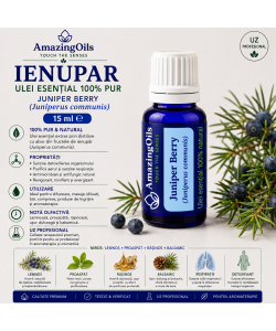  IENUPAR-Ulei  esential 100% pur  - JUNIPER BERRY (Juniperus communis) 15 ml