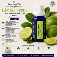 Lămâie verde-ulei esential 100% pur-LIME(Citrus aurantiifolia)-15ml