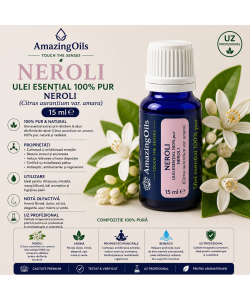 NEROLI-ulei esential 100%pur -NEROLI(Citrus aurantium var. amara) -15ml