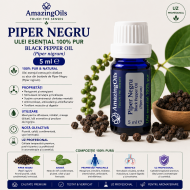  PIPER NEGRU-Ulei esential 100% pur - BLACK PEPPER OIL (Piper nigrum) 5ml
