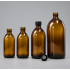 Recipient sticlă amber 500 ml cu capac negru 28/410