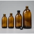Recipient sticlă amber 500 ml cu capac negru 28/410