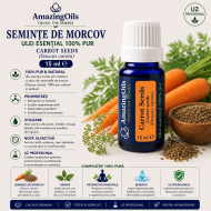  SEMINTE DE MORCOV -Ulei esential 100% pur - CARROT seeds (Daucus carota)-15 ml