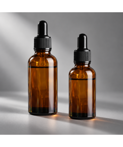 Set 2 sticle transparente de 50 ml cu pipeta