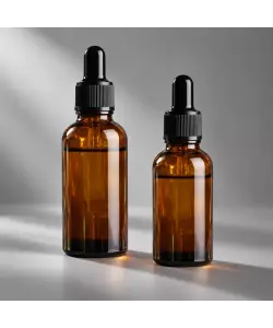 Set 2 sticle transparente de 50 ml cu pipeta