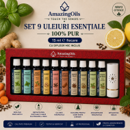 SET 9 uleiuri esentiale 100% PUR -15 ml fiecare cu difuzor mic NR#7 AROME
