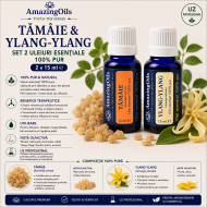  TAMAIE SI YLANG-YLANG-Set 2 uleiuri esentiale 100% pur-2x15 ml