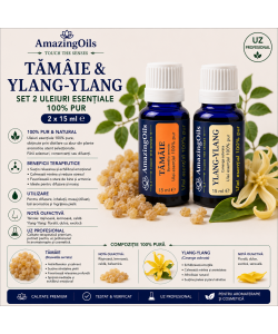  TAMAIE SI YLANG-YLANG-Set 2 uleiuri esentiale 100% pur-2x15 ml