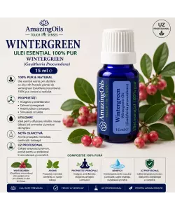  WINTERGREEN  -Ulei esential 100% pur - (Gaultheria Procumdens ) 15ml
