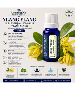  YLANG YLANG -Ulei esential 100% pur   - (Cananga odorata var.genuina)-15ml
