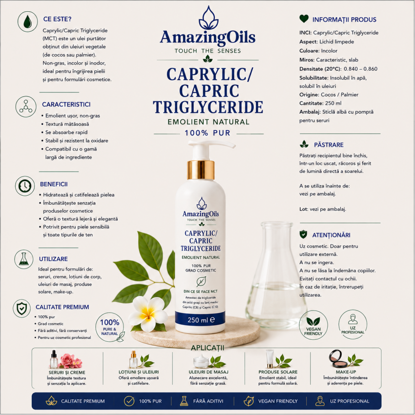 Caprylic/Capric Triglyceride | MCT-250ml
