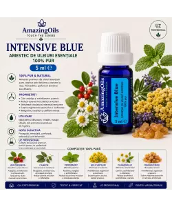  INTENSIVE BLUE Amestec de uleiuri esentiale 100% pur - 5 ml 