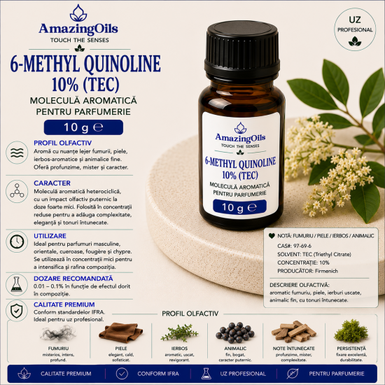 6-Methyl Quinoline 10%(TEC)-10g