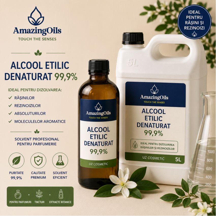 Alcool etilic denaturat 99,9% – Etanol tehnic de calitate superioară-5Litri