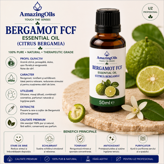 Bergamot FCF – Ulei esențial-50ml