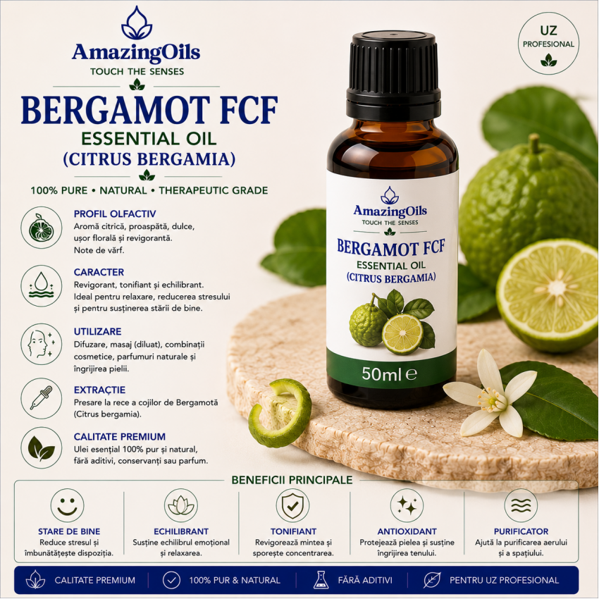 Bergamot FCF – Ulei esențial-50ml