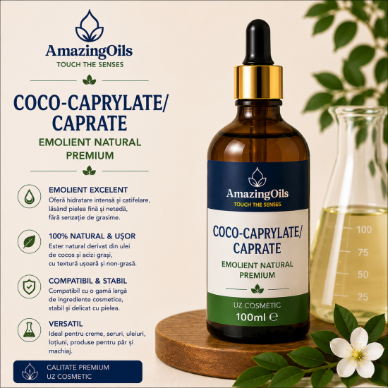 Coco-Caprylate/Caprate, sticla cu piepeta-100ml