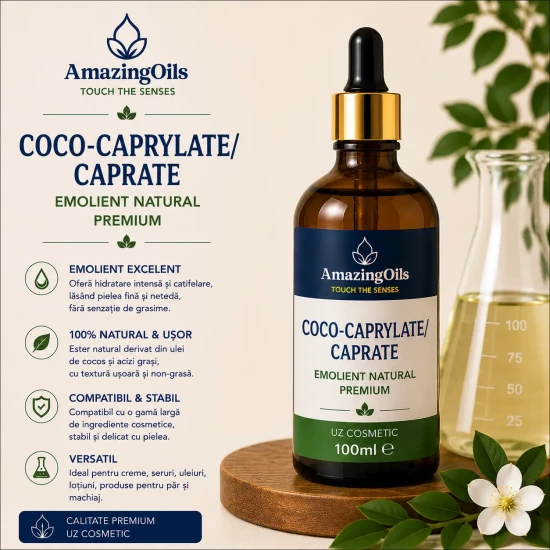 Coco-Caprylate/Caprate, sticla cu piepeta-100ml