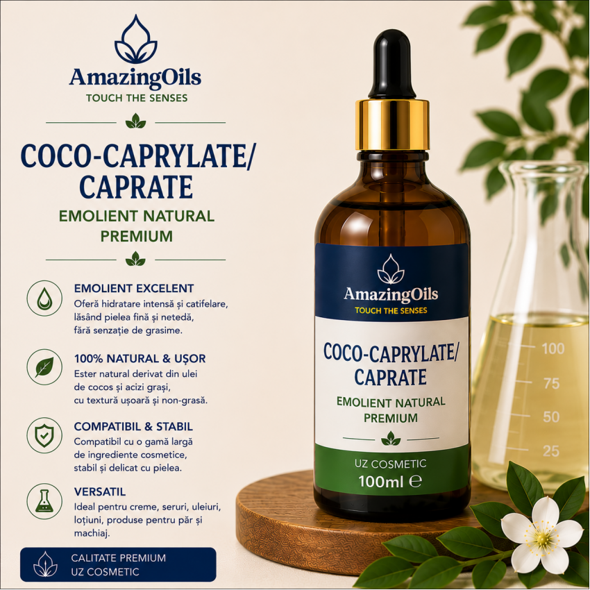 Coco-Caprylate/Caprate, sticla cu piepeta-100ml