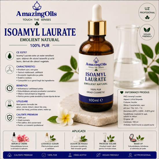 Isoamyl Laurate – Emolient -100ml