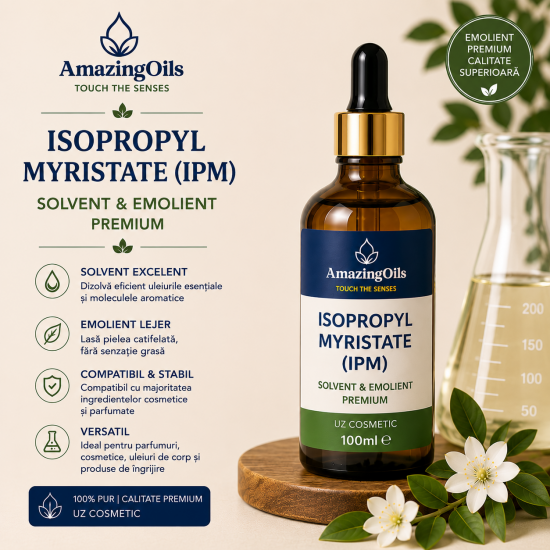 Isopropyl Myristate, IPM, sticla cu pipeta -100ml