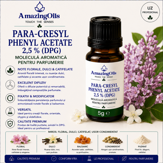 Para-cresyl phenyl acetate 2,5 % (DPG)-5g