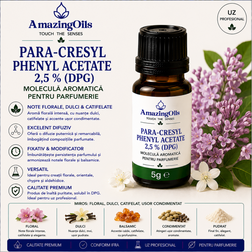 Para-cresyl phenyl acetate 2,5 % (DPG)-5g