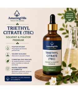 Triethyl Citrate, TEC sticla cu pipeta 100ml 