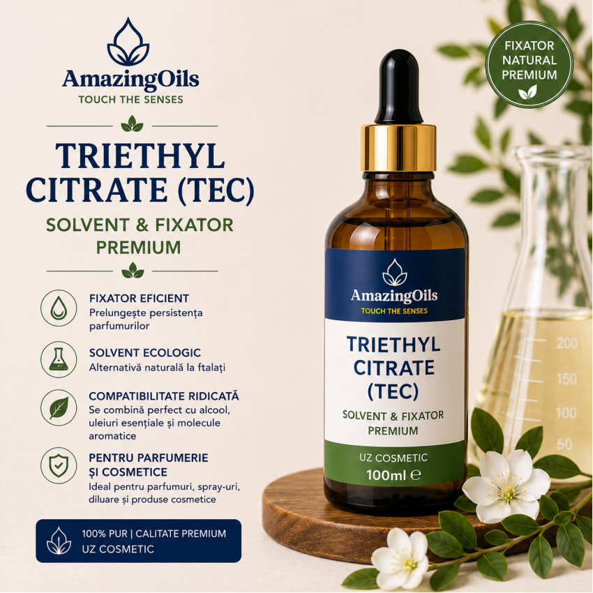Triethyl Citrate, TEC sticla cu pipeta 100ml 