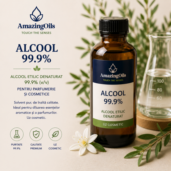Alcool etilic denaturat 99,9% – Etanol tehnic de calitate superioară-400ml