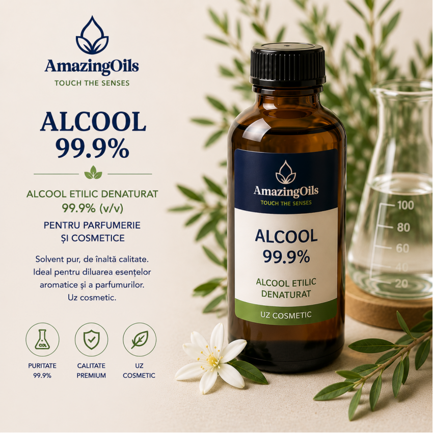 Alcool etilic denaturat 99,9% – Etanol tehnic de calitate superioară-400ml