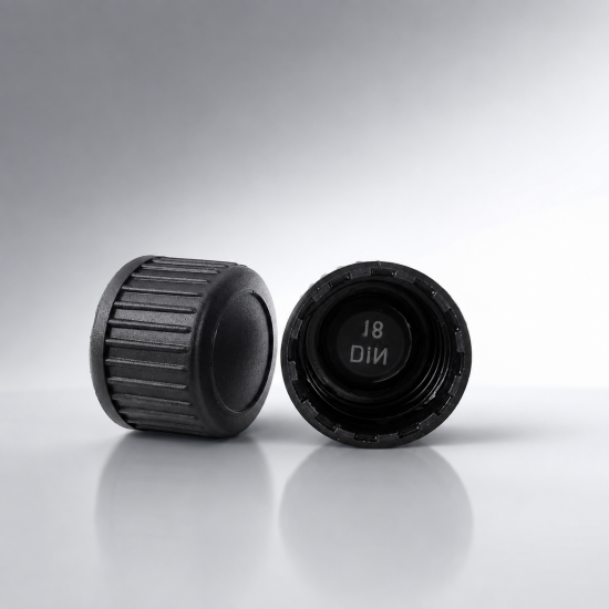 Capac sticlă PP18 cu garnitură siliconică | Set 10 buc