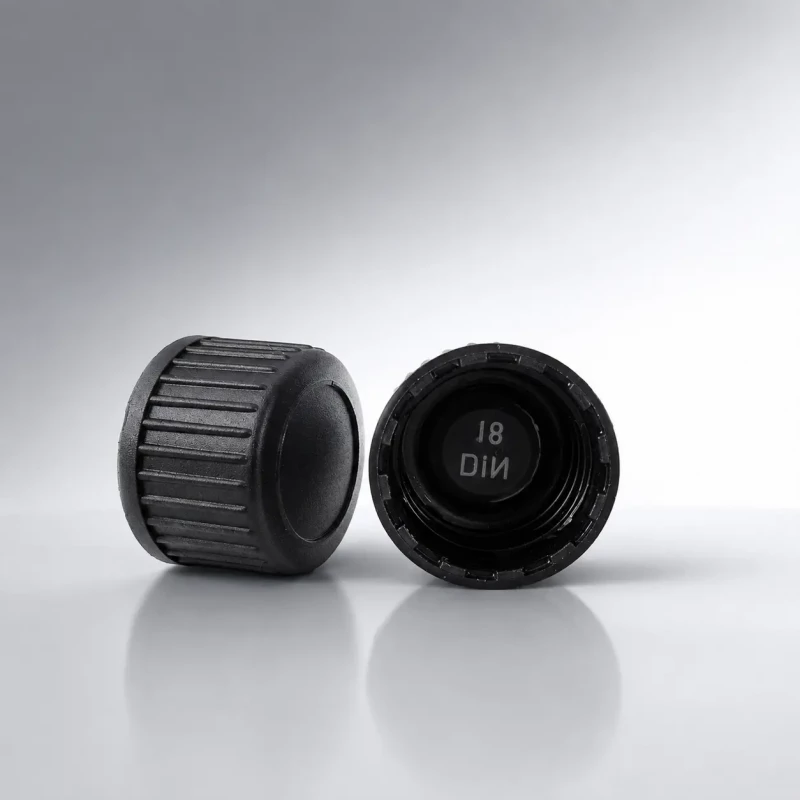 Capac sticlă PP18 cu garnitură siliconică | Set 10 buc