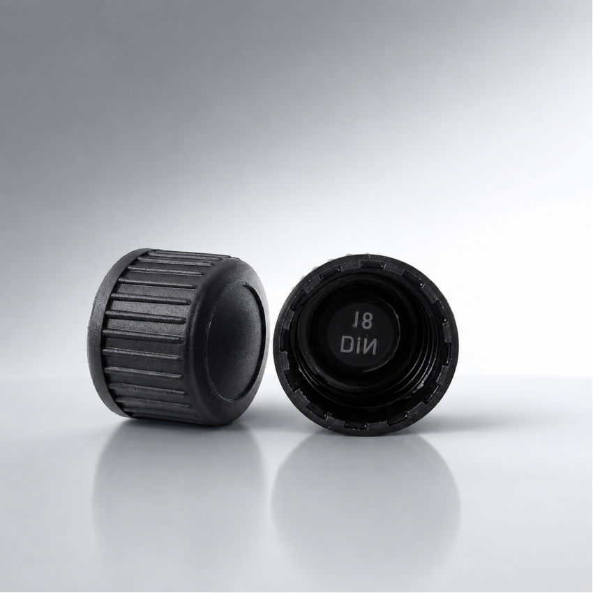 Capac sticlă PP18 cu garnitură siliconică | Set 10 buc