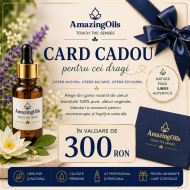 Card cadou pentru cei dragi in valoare de 300 Ron