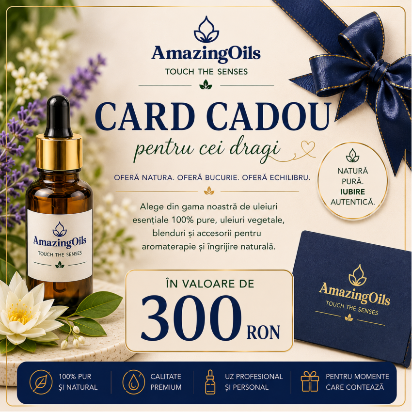 Card cadou pentru cei dragi in valoare de 300 Ron