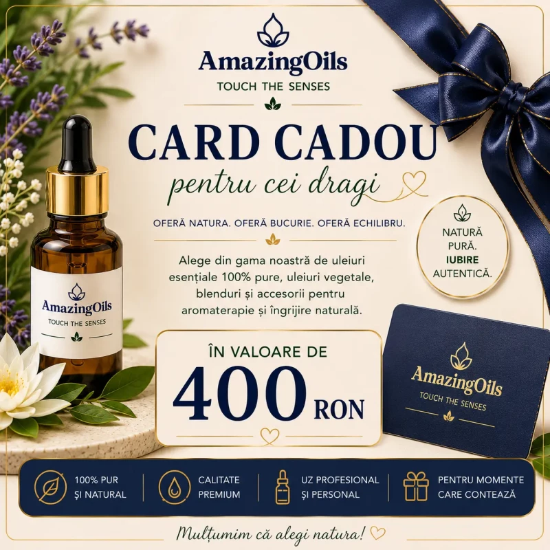 Card cadou pentru cei dragi in valoare de 400 Ron