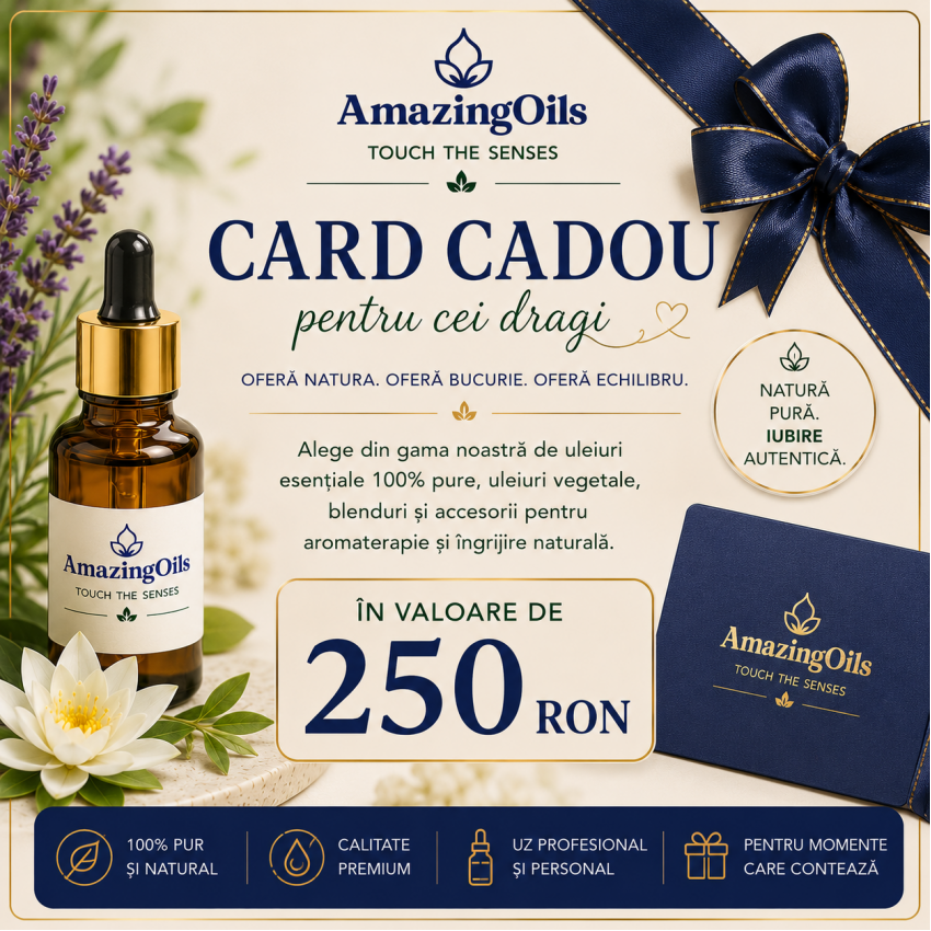 Card cadou pentru cei dragi in valoare de 250 Ron