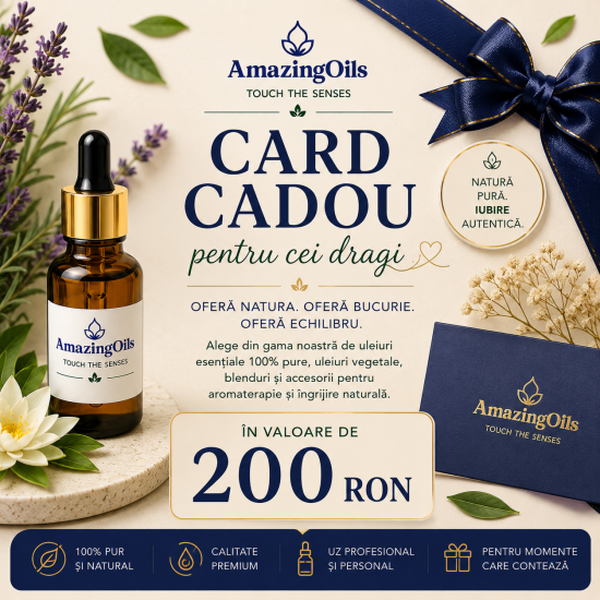 Card cadou pentru cei dragi in valoare de 200 Ron