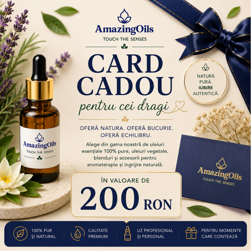 Card cadou pentru cei dragi in valoare de 200 Ron
