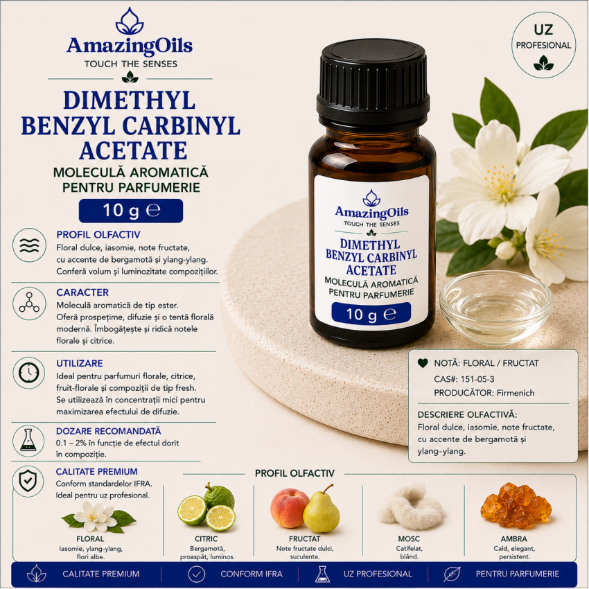 Dimethyl Benzyl Carbinyl Acetate-10g