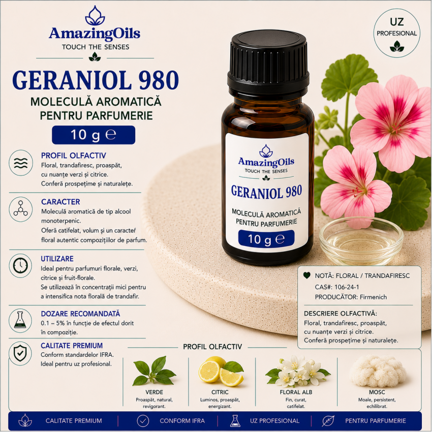 Geraniol 980-10g