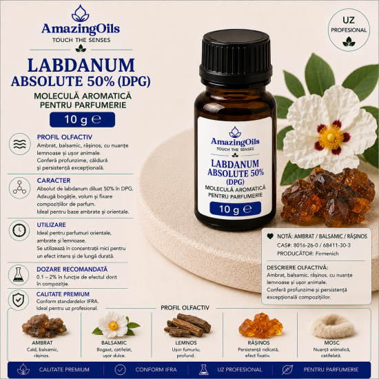 Labdanum Absolute 50% (DPG)-10g