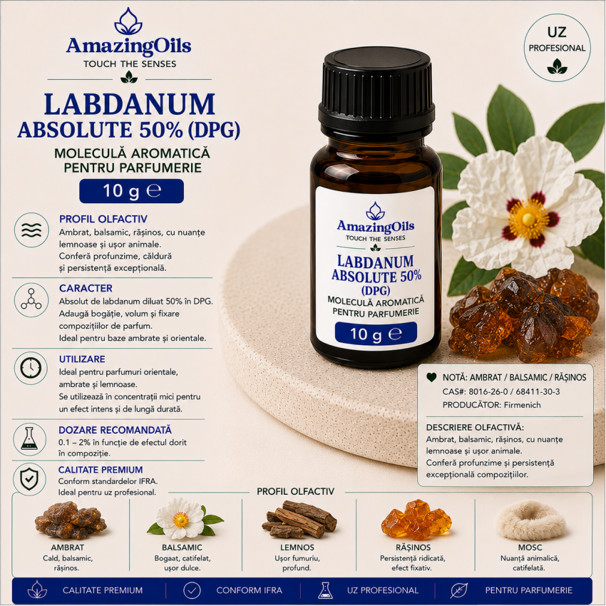 Labdanum Absolute 50% (DPG)-10g